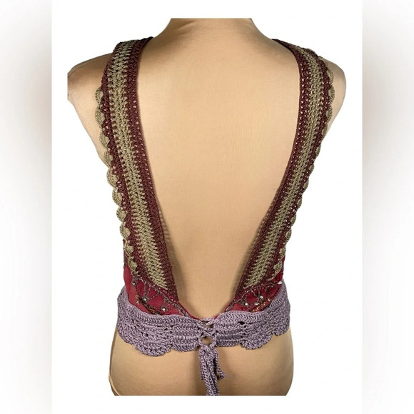 SOLD NWT Free People Hi There Halter Top Medium - Picture 5 of 16
